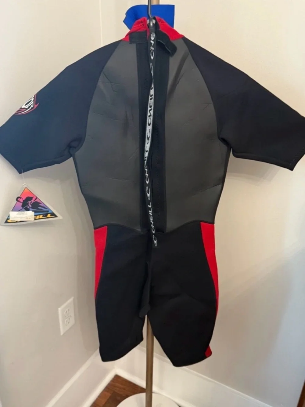 NWT O'neill Men's Shortie Wetsuit Small Reactor Spring Red/Black 1B Style 7117 - Picture 4 of 6